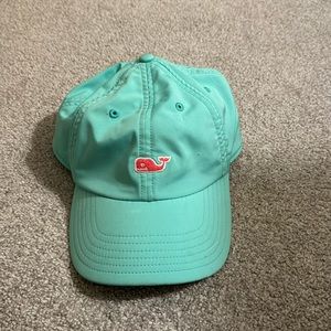 Teal and pink Vineyard Vines hat